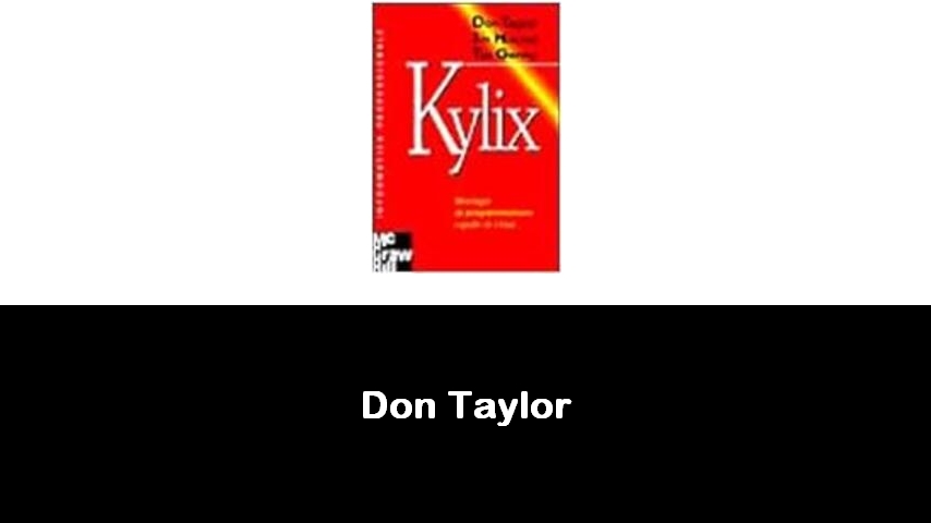 libri di Don Taylor