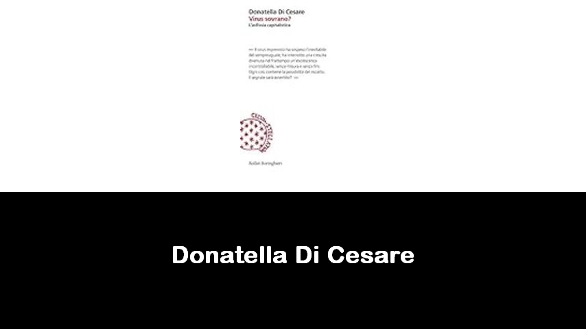 libri di Donatella Di Cesare