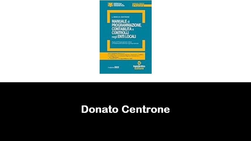 libri di Donato Centrone