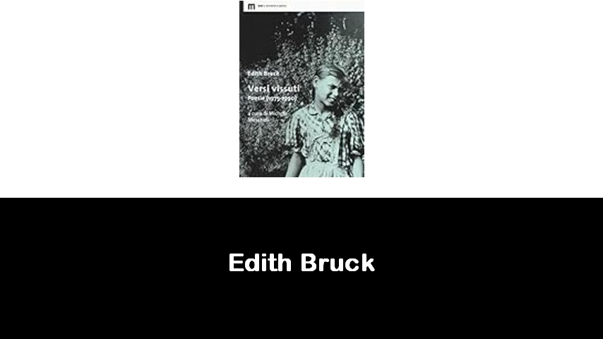 libri di Edith Bruck