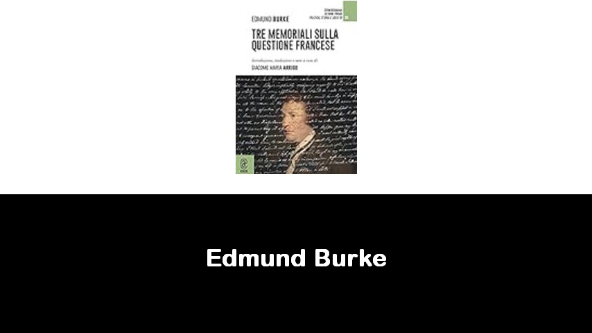 libri di Edmund Burke