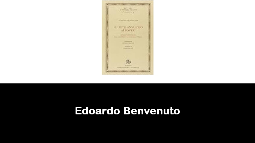 libri di Edoardo Benvenuto