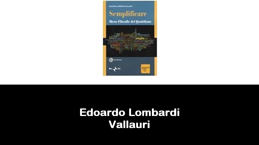 libri di Edoardo Lombardi Vallauri