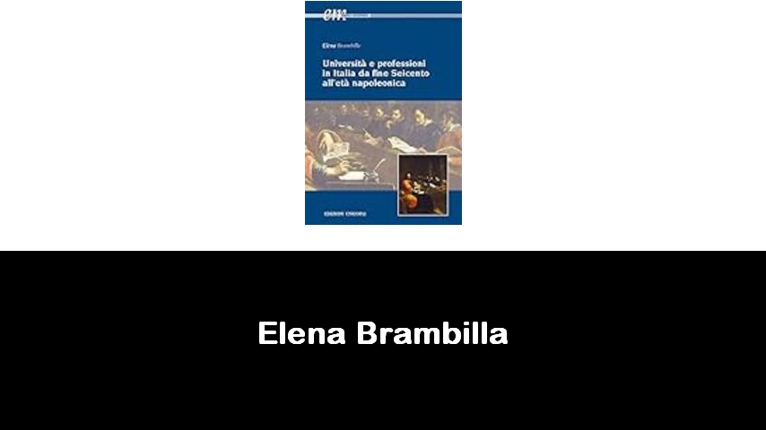 libri di Elena Brambilla