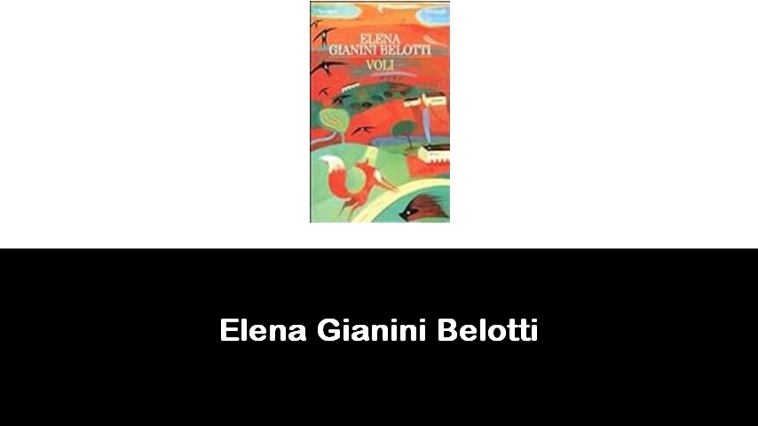 libri di Elena Gianini Belotti