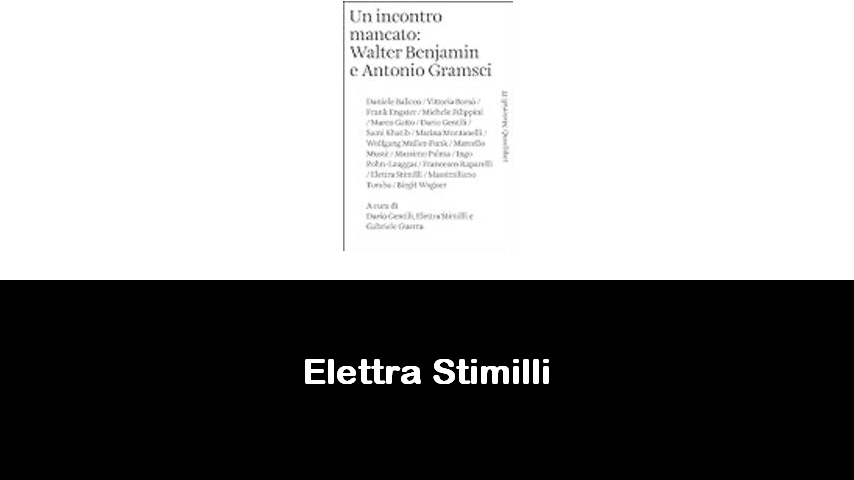 libri di Elettra Stimilli