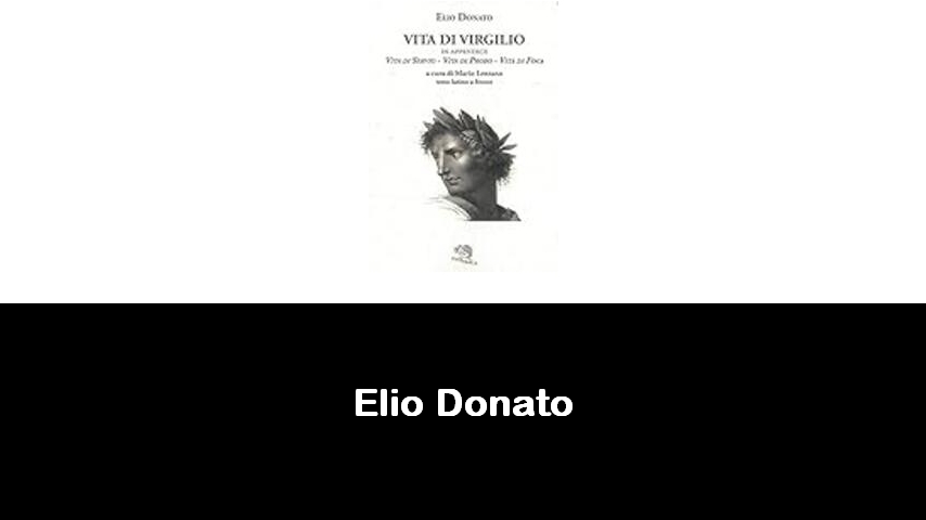 libri di Elio Donato