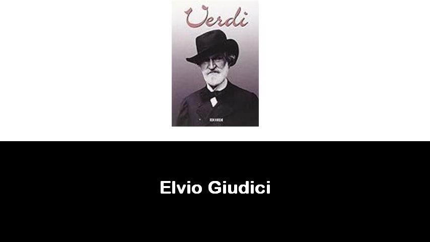 libri di Elvio Giudici