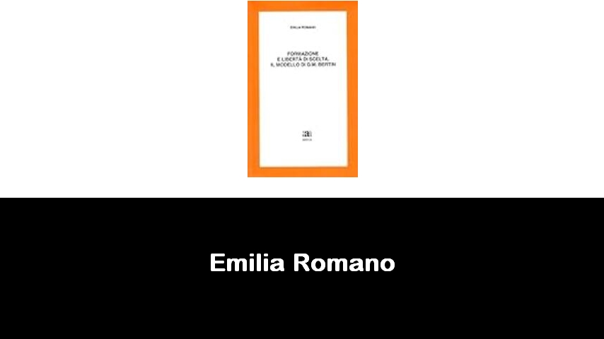 libri di Emilia Romano