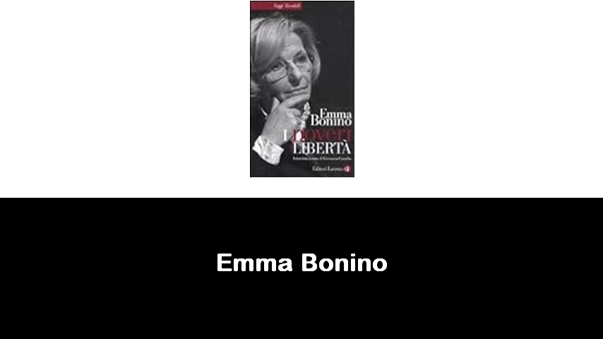 libri di Emma Bonino