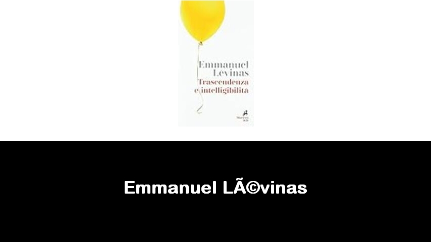 libri di Emmanuel Lévinas