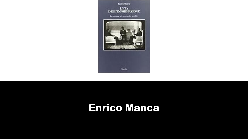 libri di Enrico Manca