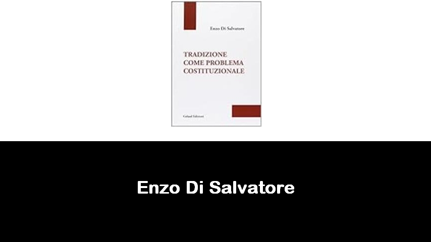 libri di Enzo Di Salvatore