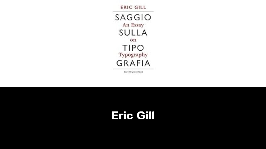 libri di Eric Gill