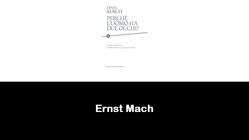 libri di Ernst Mach