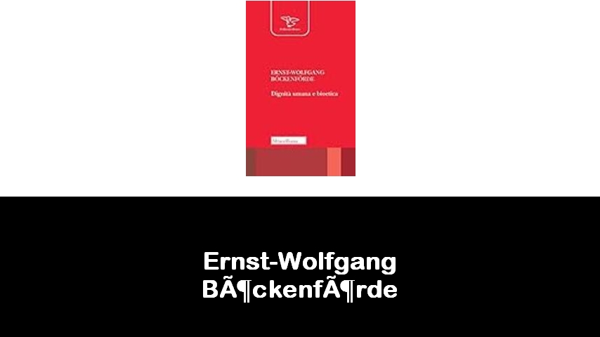 libri di Ernst-Wolfgang Böckenförde