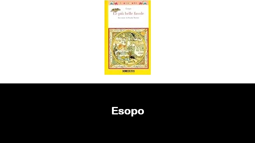 libri di Esopo