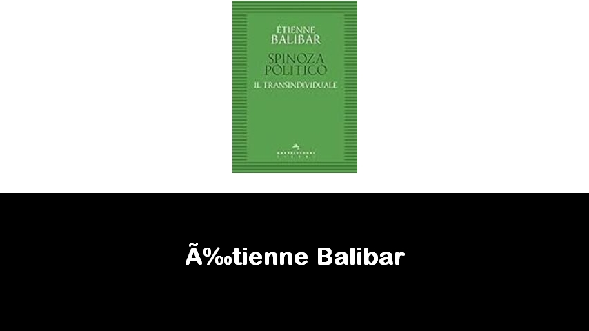 libri di Étienne Balibar