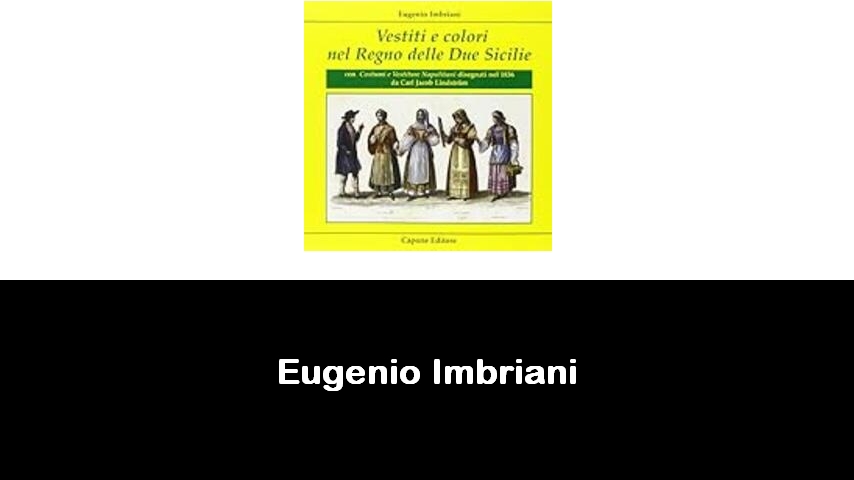 libri di Eugenio Imbriani