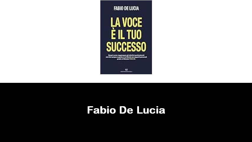 libri di Fabio De Lucia