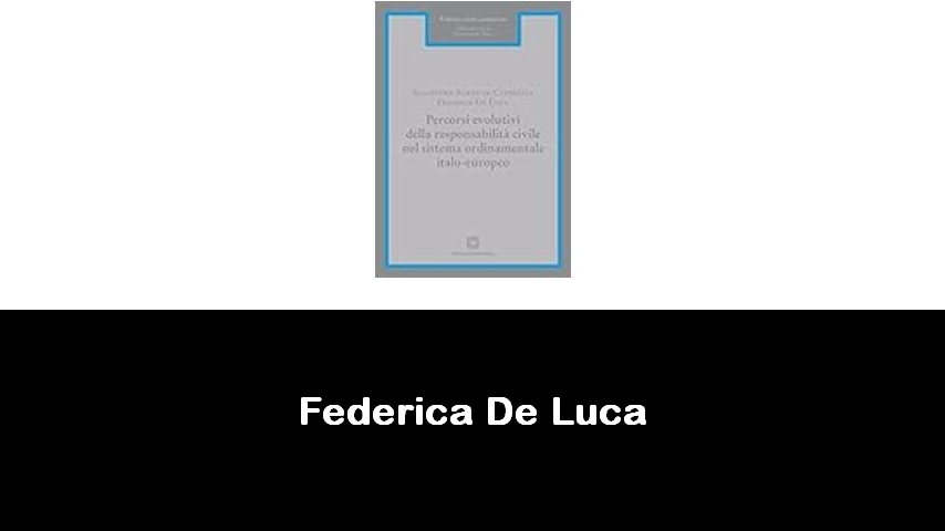 libri di Federica De Luca