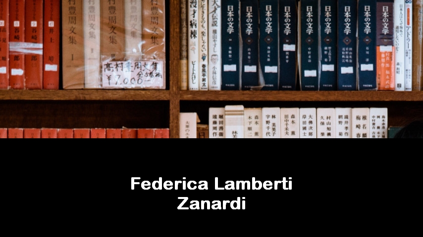 libri di Federica Lamberti Zanardi