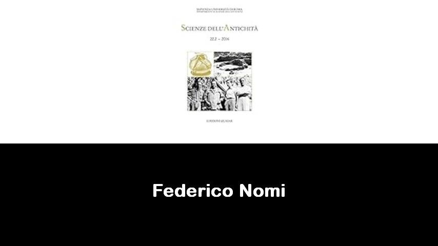 libri di Federico Nomi