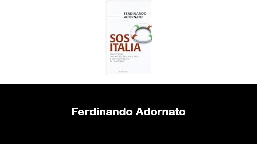 libri di Ferdinando Adornato