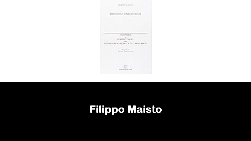 libri di Filippo Maisto