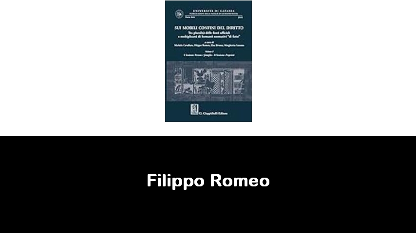 libri di Filippo Romeo