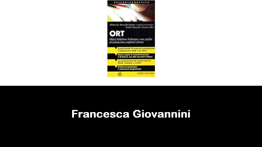 libri di Francesca Giovannini
