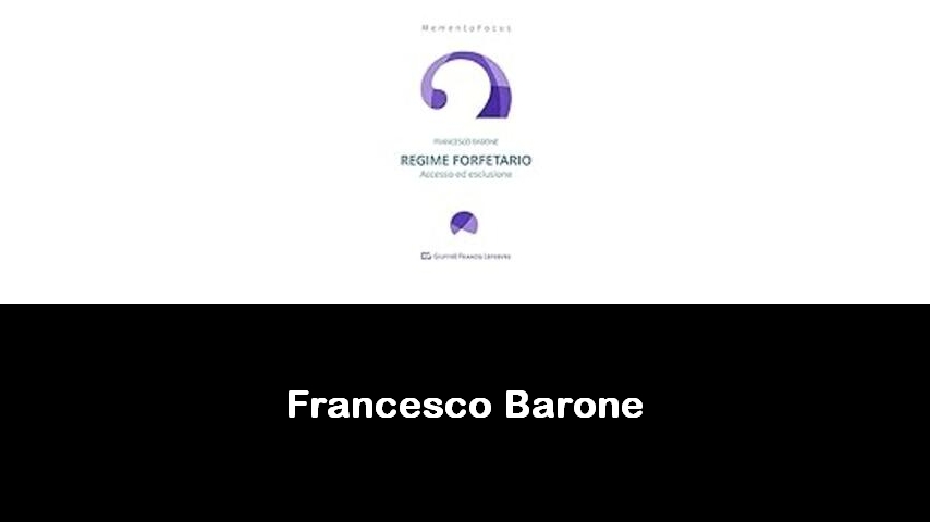 libri di Francesco Barone