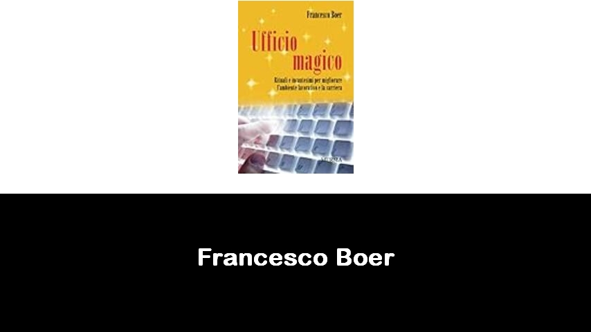 libri di Francesco Boer