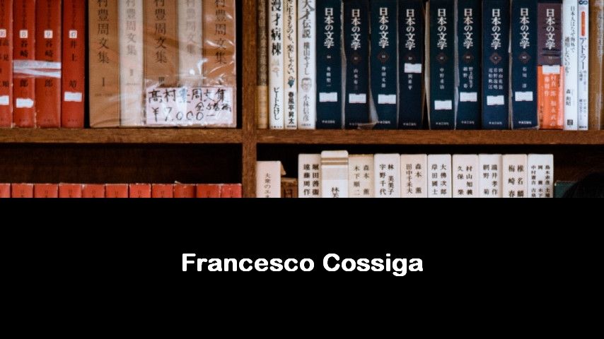libri di Francesco Cossiga