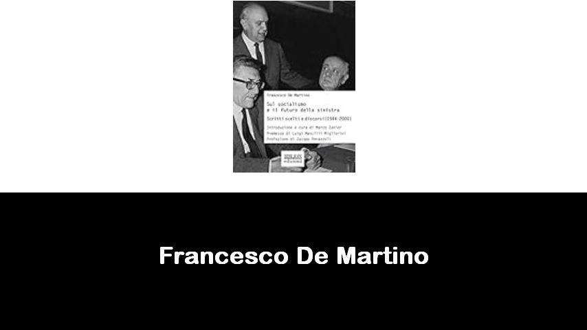libri di Francesco De Martino