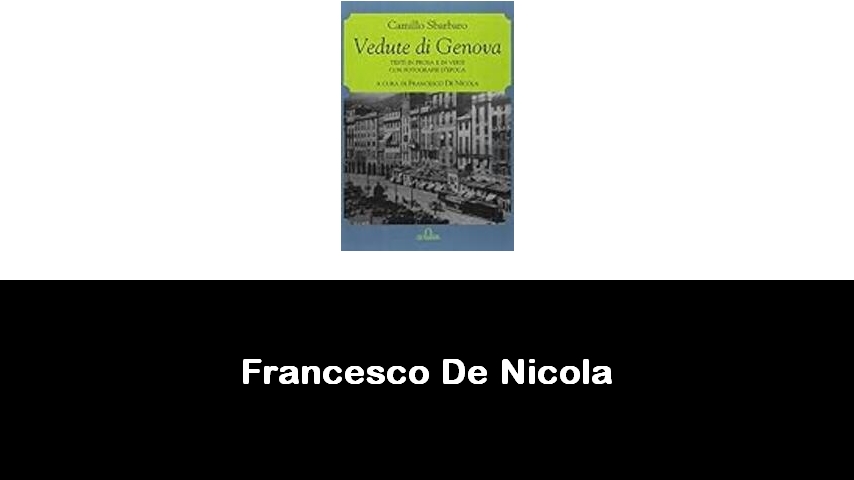 libri di Francesco De Nicola