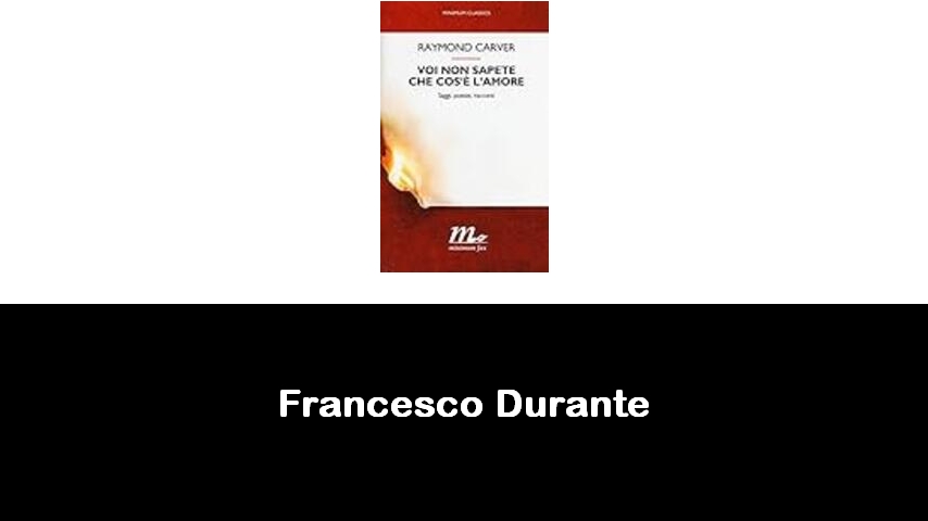 libri di Francesco Durante