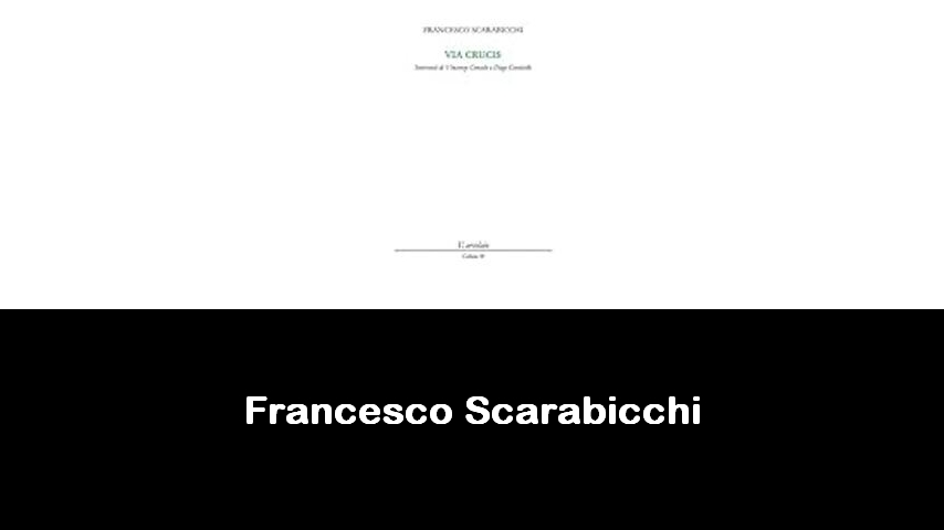 libri di Francesco Scarabicchi