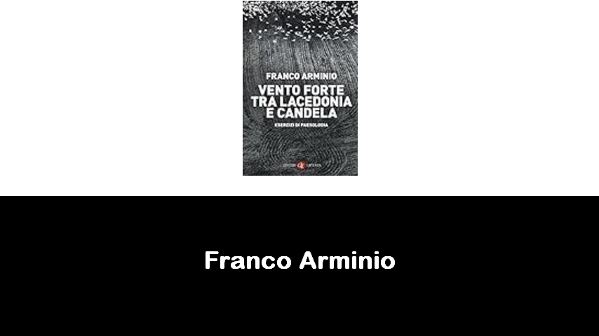 libri di Franco Arminio