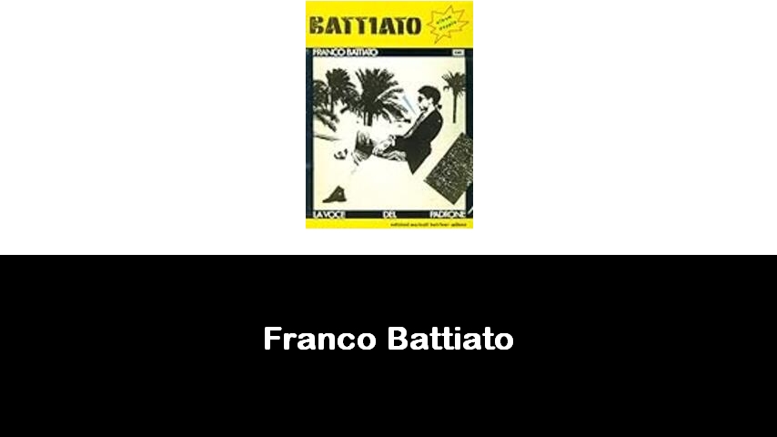 libri di Franco Battiato