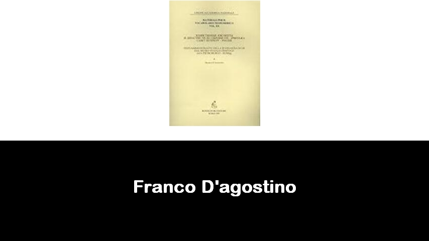 libri di Franco D'agostino