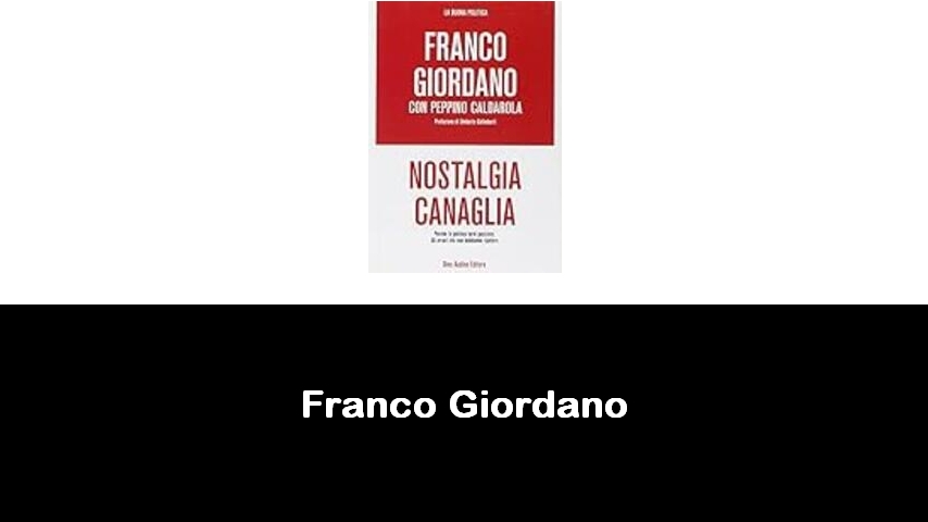 libri di Franco Giordano