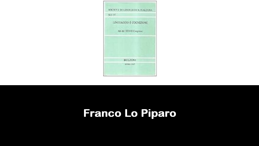 libri di Franco Lo Piparo