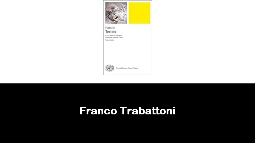 libri di Franco Trabattoni