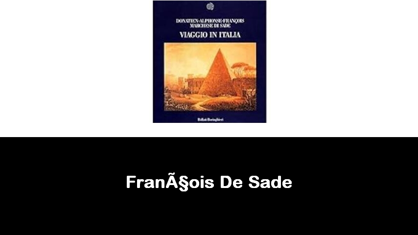 libri di François De Sade