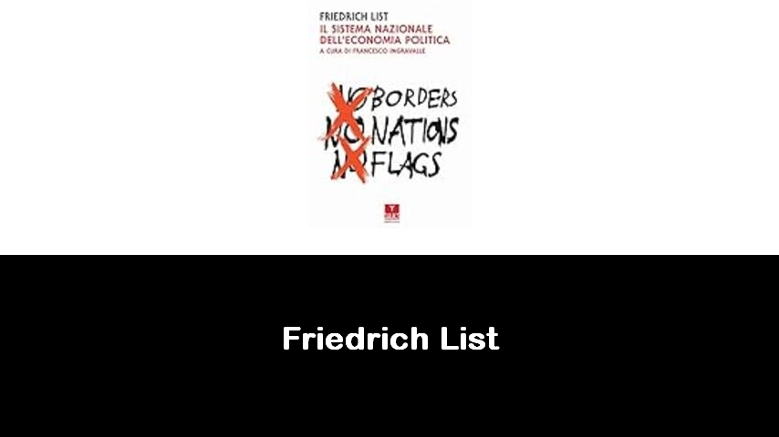 libri di Friedrich List