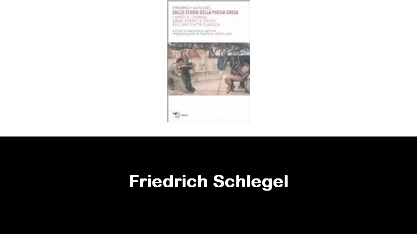 libri di Friedrich Schlegel