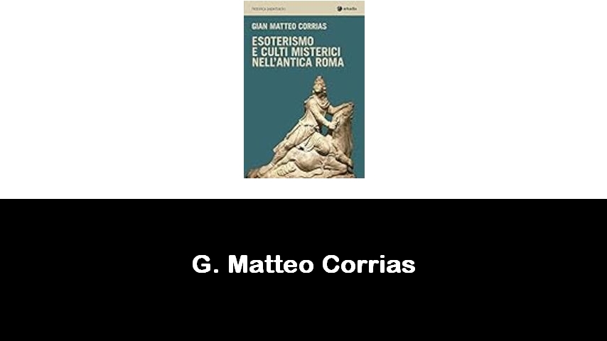 libri di G. Matteo Corrias