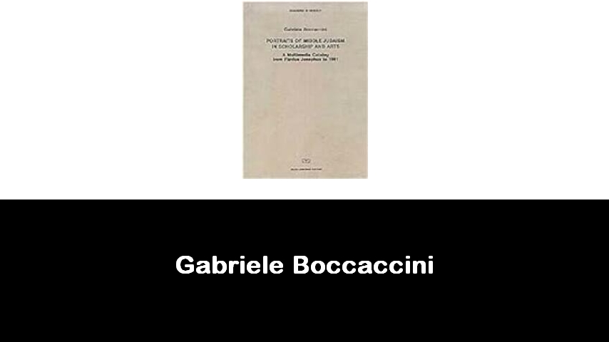 libri di Gabriele Boccaccini