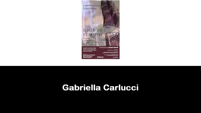 libri di Gabriella Carlucci